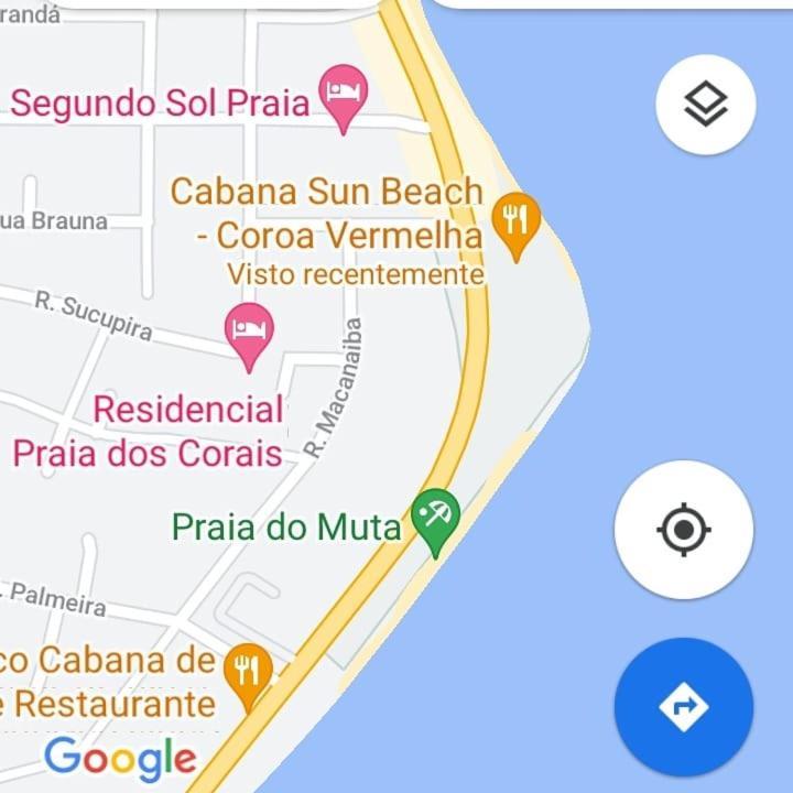 Apto 300Mt Praia Coroa Vermelha 산타 크루스 카브랄리아 외부 사진